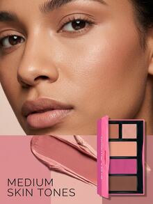 Pupa Never Without All In One Face Palettte 003 Medium Skin 15.2 G – Palette, Contouring, For Medium Skin Tones, Medium Skin Tones, Suitable For Daily Makeup Routine - 003 Medium Skin - View 4