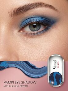 Pupa Vamp! Fusion Eyeshadow 305 Ocean Blue 1.5 G – Eyeshadow, Highly Pigmented, For Women, Ocean Blue, Suitable For Daily Makeup - 305 Ocean Blue - View 4