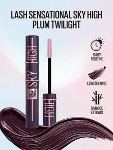 Maybelline Lash Sensational Sky High Mascara Plum Twilight 7 Ml – Mascara, Lengthening, For Women, Plum Twilight, Bamboo Extract, Suitable For Daily Makeup Routine - Plum Twilight - View 2