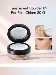 Diego Dalla Palma Transparent Powder 01 Per Pelli Chiare 20 G – Setting Powder, Mattifying, For Fair Skin, Shade 01, Suitable For Daily Makeup Routine - 01 For Light Skin - View 1