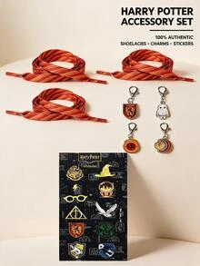 Harry Potter Shoe Charms Accessories Set – Decorative Character Shoe Charms For Clogs And Sneakers, Harry Potter Fan Gift, Halloween Season - Multicolor - View 1