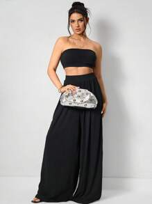 SHEIN SXY Tas Clutch Wanita, Modis, Elegan, Sederhana, Dipersonalisasi, Serbaguna, Klasik, Emas, Paku Keling Ukuran Asimetris, Untuk Perjalanan, Kantor, Kencan, Sehari-hari, Belanja, Minum Teh Sore - Perak cerah - View 8
