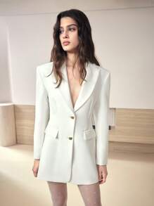 MOTF STUDIO STRUCTURED SINGLE BREASTED BLAZER