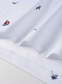 Manfinity Homme Men's POLO Shirt And Shorts Set, Fashion Suitable For Summer Summer Outfits For Men - Multicolor - View 3