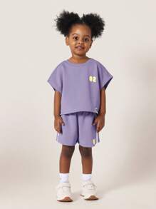 SUMWON Dance Squad Two-Piece Athletic Set Training Workout Sports Streetwear Practice Co-Ord Track Set Varsity Style Dance Wear