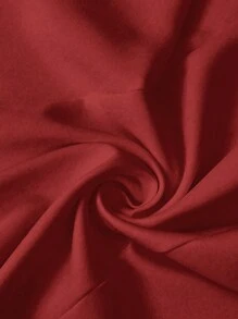 Celure Contrast Color Deep V-Neck Cap Sleeve Commuting Elegant Blazer Graduation,Back To School,Teacher Outfits For Women - Burgundy - View 6