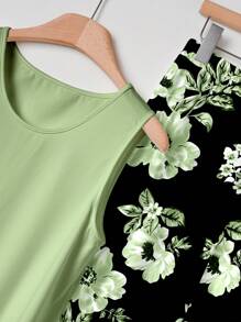 Rusticease 2pcs Set Casual Simple Style For Women, Suitable For Summer Suitable For Going Out - Multicolor - View 4