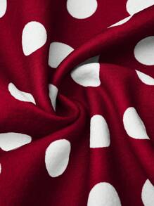 SHEIN Clasi Plus Size Polka Dot Skirt, Fashionable For Summer - Multicolor - View 4