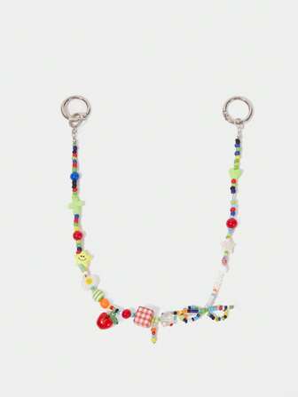 SHECARRY Fashionable & Fun Colorful Beaded Bag Pendant Decoration