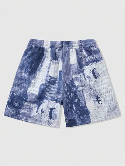 Street Life Shorts imprimés tissés pour hommes, convenant au port casual quotidien, printemps/été