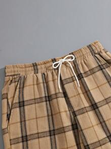 Manfinity RelaxMax Set casual da uomo composto da polo a maniche corte a quadri e pantaloncini