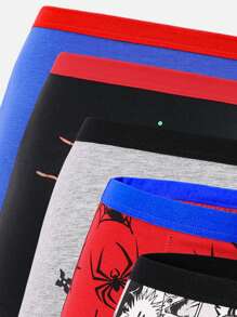 School Boy Lingerie Young Boys 5pcs Boxer Brief