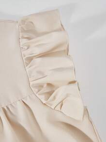 Vestido casual sólido sin mangas de moda para adolescentes, adecuado para el verano - Albaricoque - Ver 8