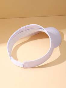 1 件装男士纯色简约魔术贴棒球帽