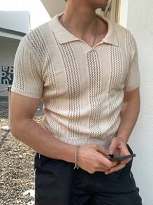 SHEIN Maglietta polo a maniche corte bianca casual per ragazzi adolescenti, adatta per uscite primavera ed estate, abbigliamento per ragazzi pre-adolescenti