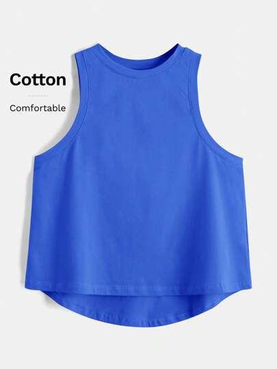 Tseoso Áo khoác và áo lót dành cho xe tăng nữ màu trơn Giải trí