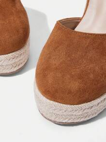 Styleloop Women's Rope Woven Platform Wedge Sandals, Suitable For Party, Wedding, Daily Wear, Vacation