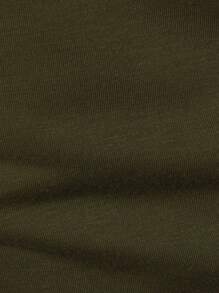 Manfinity Homme Men's Contrast Color V-Neck Short Sleeve Casual T-Shirt