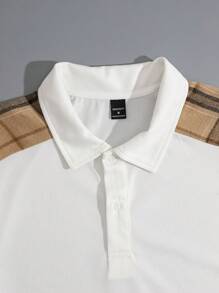 Manfinity RelaxMax Set casual da uomo composto da polo a maniche corte a quadri e pantaloncini