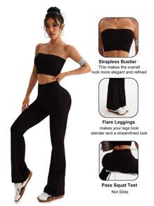 Slayoga 2pcs Sports Vest And Pants Set, Fashionable For Summer Workout Women Sets