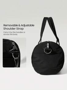 GLOWMODE Bolso de lona con doble correa, cierre de cremallera y capacidad máxima de 16L, para uso diario y actividades casuales