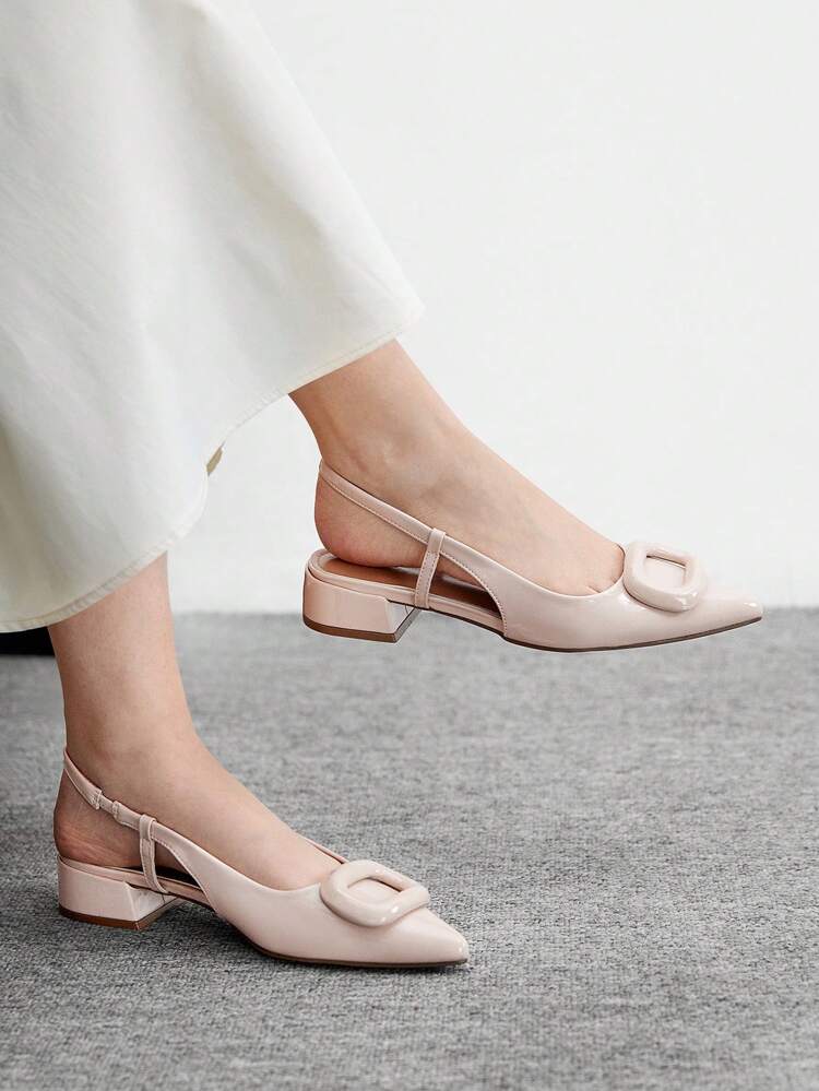 CUCCOO BIZCHIC Women's Flat Slip-On Shoes, Solid Color, Minimalist, Practical, Versatile For Christmas Spring Shoes