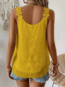 EMERY ROSE 女士纯色细肩带背心，夏季时尚