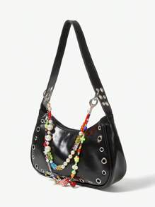 SHECARRY 时尚有趣的彩色串珠包包吊坠装饰