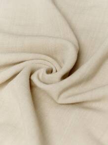 Aalyst Loose Asymmetrical Hem Linen-Feel Comfortable Shirt