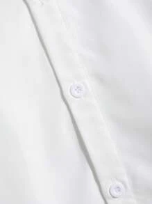 SHEIN Teen Boys Casual Short Sleeve Shirt, Sports Streetwear Punk Rock College Style Suitable For Daily Outings, Parties, Music Festivals, Spring And Summer