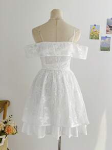 Soleia Abito bohémien, boho, floreale romantico, da vacanza, floreale per il 4 luglio, outfit da rave, abito bianco da laurea, abito da festa, outfit da laurea, abito per il 4 luglio, abito giallo burro per festival del 4 luglio, concerto e vacanze, elegante abito a fascia con fiocco e gonna mini principessa, adatto per vacanze