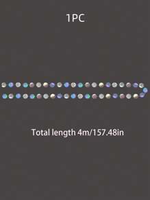 SHEIN 1pc Glitter Detail Round Decor Garland, Birthday Decoration Valentine DAY, Valentines Wedding, Birthday, Party Decorations, Wedding Decor, Birthday Decorations, Party Decor, Baby Shower, Bridal Shower, Bachelorette Party, Gender Reveal Decorations, Happy Birthday, Halloween Decor, Back To School, Supplies School, School Stuff