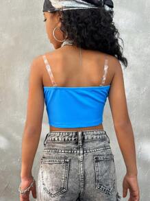 Coolane Kids Tween Girls Summer Streetwear Y2K Essentials Cashew Flower Pattern Bodysuit Bandeau Off The Shoulder Tops,Back To School,Cute,Back To School