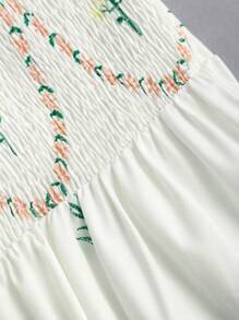 Sweetra Bohemian Style Beach Dress, Spaghetti Strap High-End Long Sundress For Summer Vacation Maxi Women Outfit
