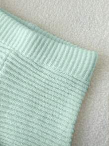 Elamini Pink Starfish Knitted Shorts - Mint Green - View 6