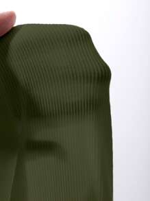 DAZY Women's Solid Color Round Neck Fitted Casual Versatile Tank Top