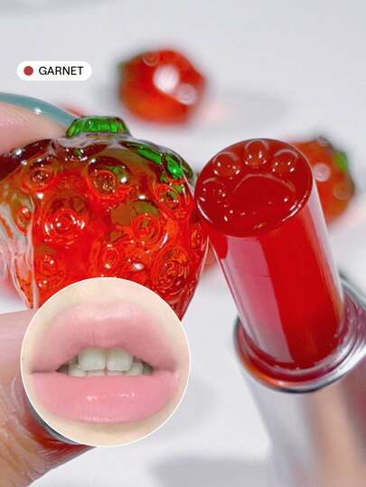 SHEGLAM Mello Jello 滋養潤唇膏-石榴紅玫瑰粉色透明亮澤日常唇部護理超滋養潤唇膏保濕唇部底霜含有維生素 E 荷荷巴籽油 品牌 美容 化妝 化妝品 適合女性與女孩 完美搭配冬季 Y2K 時尚 流行 生日禮物 假期 派對準備就緒 最佳顏色