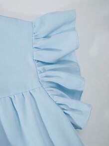 SHEIN Teen Girl Solid Color Sleeveless Fashion Summer Dress Summer Holiday