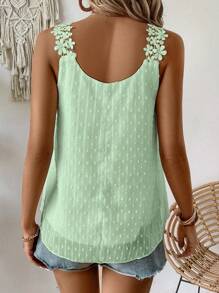 Breezaya Camiseta de tirantes de unicolor para mujer, de moda y adecuada para el verano