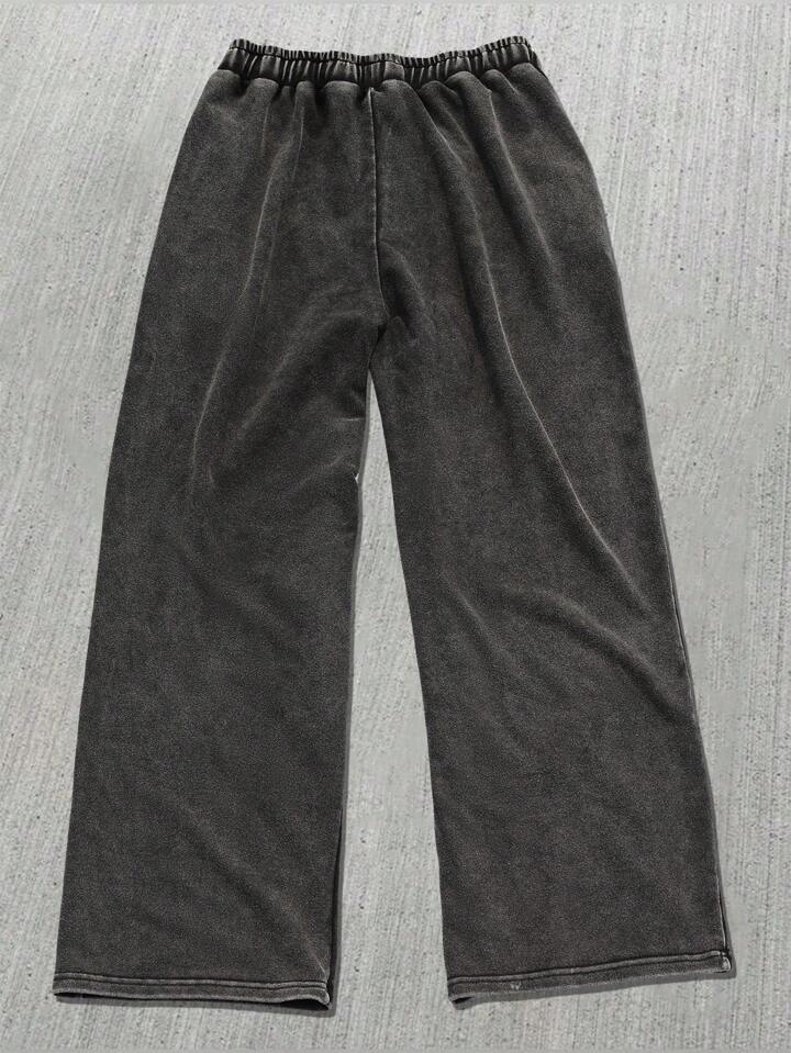 Manfinity Streetrush Men's Solid Color Casual Sweatpants