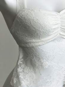 Elamini White Lace Floral Sheer Add-Lined Pleated Backless Halter Tie-Up Camisole, Sexy, Casual, Elegant, Sweet, Minimalist, Holiday Style For Women, Summer
