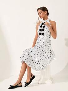 CUCCOO CHICEST Women's Pointed Toe Bow Accent Flats, Black Elegant - Black - View 8