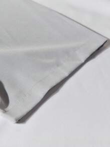 Manfinity Homme Ensemble 2 pièces chemise et pantalon de couleur unie casual et polyvalent pour hommes