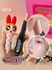 The Powerpuff Girls X SHEGLAM Power-Noia Shimmer Stick-Sugar Highlighter Powder 高光澤效果藍綠色反光光澤多用途螢光筆單色眼影發光臉部彩妝 品牌 美容 化妝 化妝品 適合女性與女孩 完美搭配夏季春季 Y2K 時尚 流行 生日 母親節禮物 假期 派對準備就緒 最佳顏色 - Sugar - 查看 1
