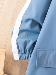 Chaqueta con capucha casual acolchada para niño preadolescente para otoño/invierno