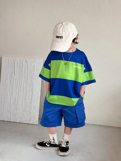 2 قطعة مجموعة ملابس للأولاد المراهقين،