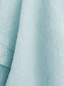 Elamini Women's Summer Solid Color Texture Ruffle Hem Camisole - Baby Blue - View 6