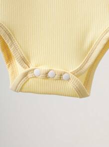 5pcs/Set Baby Boy Warm Color Cute Bodysuit Set, Suitable For Outings, Holiday, Spring/Summer - Multicolor - View 4