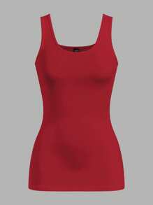 SHEIN Essnce 3pcs Women Leopard Print & Solid Color Casual Camisole Top Sets, Versatile Summer Undershirt Back To School - Multicolor - View 3