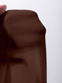 DAZY Women Solid Color Minimalist Casual Everyday Y2k Tank Tops - Brown - View 6